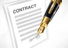 Signature d’un contrat