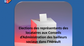 Elections des représentants des locataires aux Conseils d’Administration des bailleurs sociaux dans l’Hérault