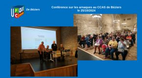 Conférence sur les arnaques à Béziers le 25 octobre 2024